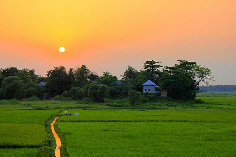 সূর্যের আলোয় সবুজের গ্রাম