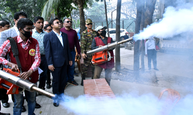 এডিস মশার উৎস নির্মূলে ডিএসসিসির ক্রাস প্রোগ্রাম উদ্বোধন