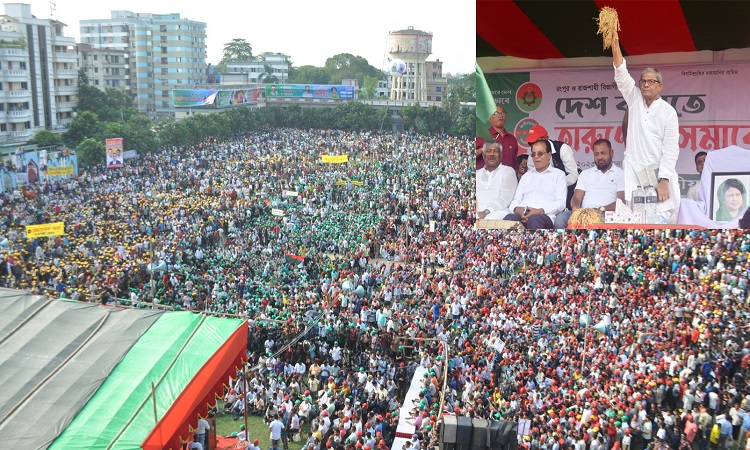 গণতন্ত্র পুনরুদ্ধার আন্দোলনে তরুণদেরও শামিল করতে সোমবার বগুড়া শহরের সেন্ট্রাল হাইস্কুল মাঠে জাতীয়তাবাদী ছাত্রদল, যুবদল ও স্বেচ্ছাসেবক দল আয়োজিত তারুণ্যের সমাবেশে প্রধান অতিথির বক্তব্যে রাখেন বিএনপি মহাসচিব মির্জা ফখরুল ইসলাম আলমগীর।