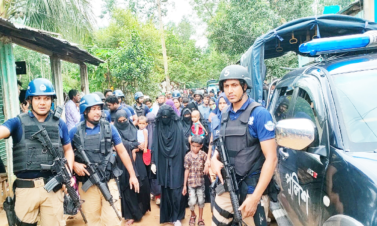 অভিযানে কোনো হতাহতের ঘটনা ছাড়াই সন্দেহভাজন চার জন পুরুষ জঙ্গি ও ছয় জন নারী জঙ্গিকে আটক করা হয়। এসময় জঙ্গিদের সঙ্গে থাকা তিন শিশুকে উদ্ধার করা হয়েছে। অপারেশনটির নাম দেওয়া হয়েছে ‘অপারেশন হিলসাইট ’।