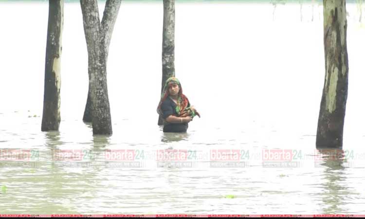 কুড়িগ্রামে ৪ শিশুর মৃত্যু, সাড়ে তিন লাখ মানুষ পানিবন্দী