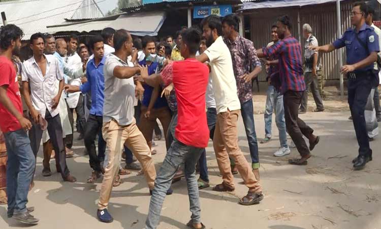 সিরাজগঞ্জে বিএনপির দুই গ্রুপের সংঘর্ষ, আহত ১০