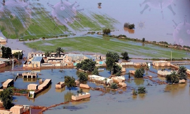 করোনার ভয়াবহতার মধ্যেই বন্যায় বিধ্বস্ত ইরান