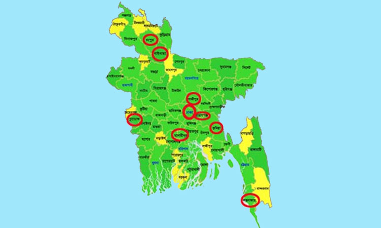 দেশের ৯ জেলায় ছড়িয়েছে করোনা সংক্রমণ