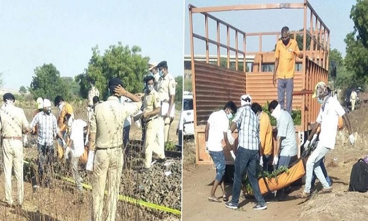 মহারাষ্ট্রে ট্রেনের চাকায় পিষ্ট হয়ে ১৫ শ্রমিকের মৃত্যু