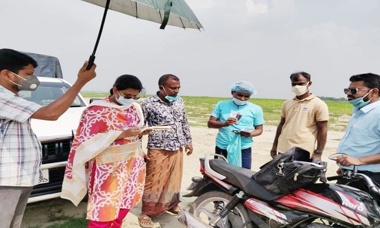 নবীগঞ্জে অবৈধ বালু উত্তোলন, ৫০ হাজার টাকা জরিমানা