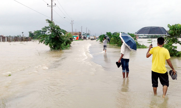 সুনামগঞ্জে ফের বন্যা পরিস্থিতির অবনতি