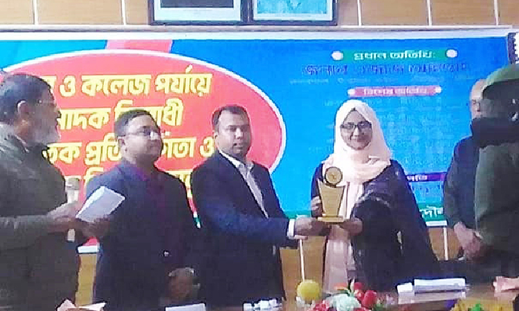দৌলতপুর মাদকবিরোধী বিতর্ক প্রতিযোগিতা অনুষ্ঠিত