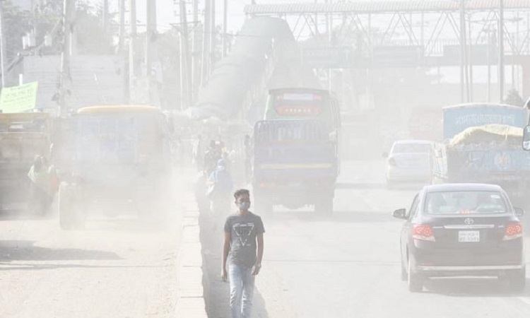 ৭ দিন ধরেই বায়ুদূষণে শীর্ষে ঢাকা