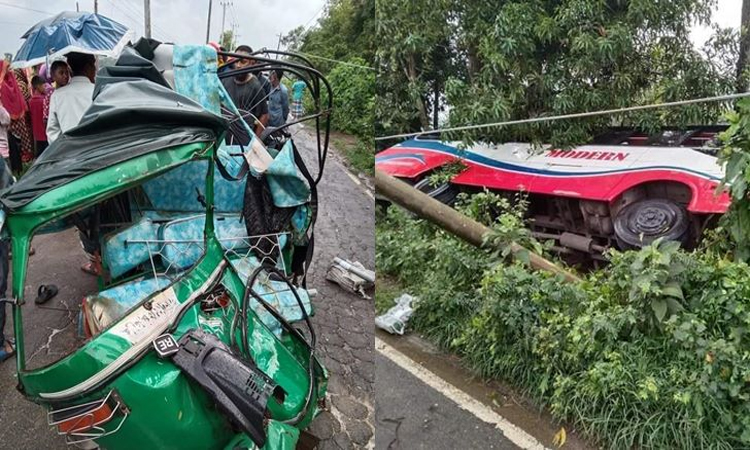 সাতসকালে শায়েস্তাগঞ্জ সড়কে ঝরল ৩ প্রাণ