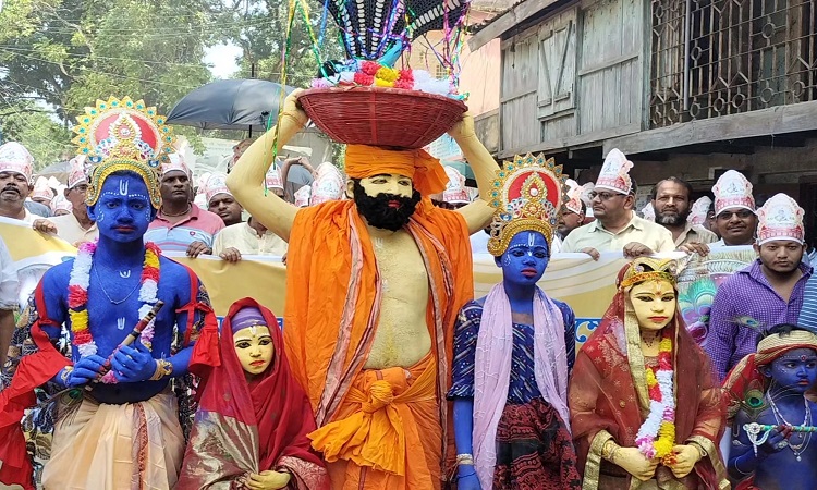 দুর্গাপুরে শ্রীকৃষ্ণের জন্মদিন পালিত