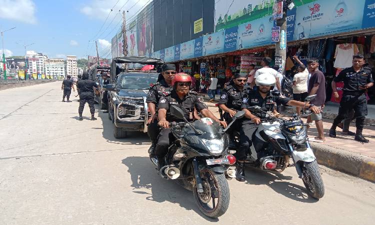 কক্সবাজারে পর্যটন মেলার নিরাপত্তায় র‌্যাব