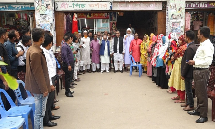 কুষ্টিয়ায় আওয়ামী লীগের অবরোধ বিরোধী মিছিল ও সমাবেশ