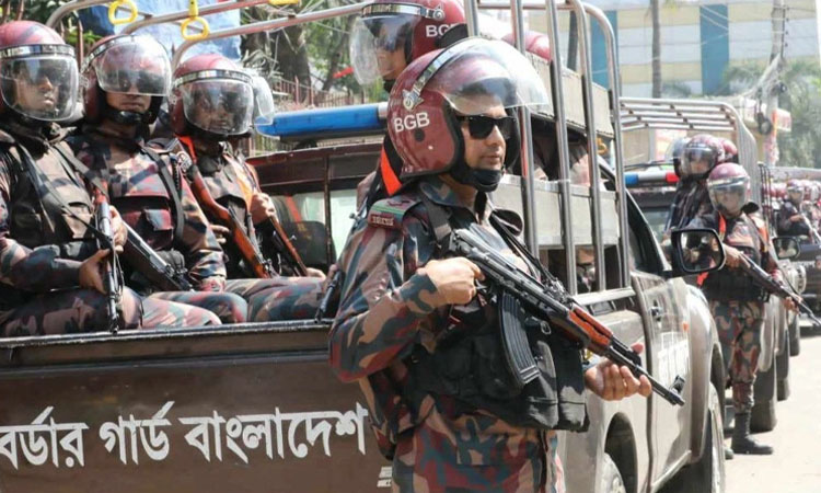 আইনশৃঙ্খলা পরিস্থিতি নিয়ন্ত্রণে সারাদেশে ১৫৯ প্লাটুন বিজিবি মোতায়েন