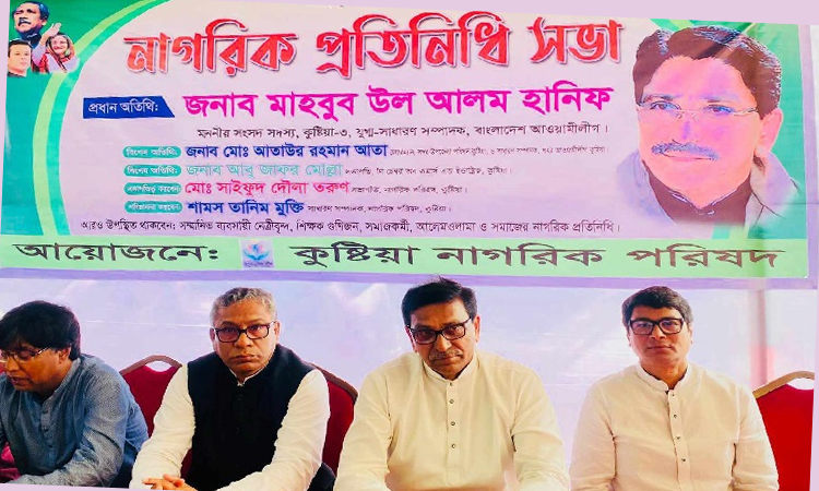 শেখ হাসিনা আবার ক্ষমতায় এলে কুষ্টিয়া হবে উন্নত আধুনিক জেলা : হানিফ