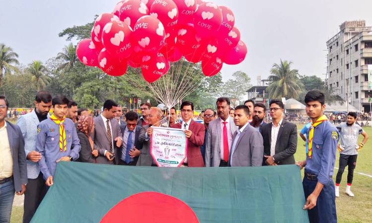 জেলা প্রশাসক গোল্ডকাপের ফাইনালে মধুখালী