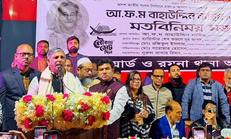 মানবরূপী অগ্নিসন্ত্রাসী দুর্বিনীত দানবদের পরাজিত করতে ভোটকেন্দ্রে আসুন: নাছিম