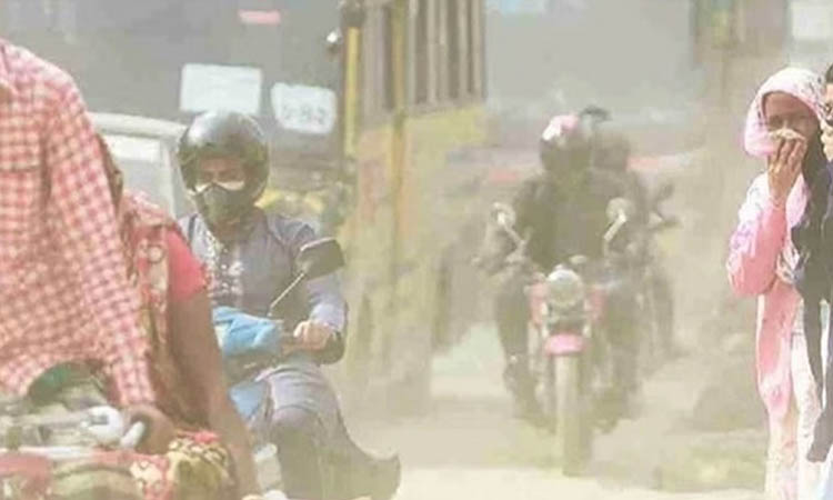 দূষিত বাতাসের শহরের তালিকায় তৃতীয় ঢাকা