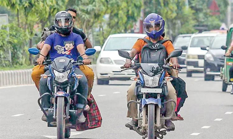 রাজধানীতে ৩ দিন চলবে না মোটরসাইকেল, অন্য যান চলাচলে বিধিনিষেধ