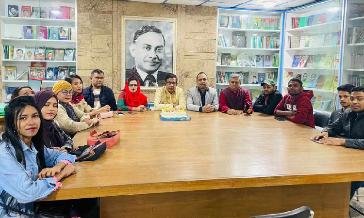 জিয়াউর রহমানের জন্মবার্ষিকী পালন করলো জিয়া স্মৃতি পাঠাগার
