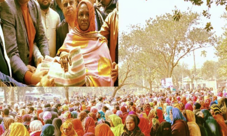 ভালুকায় জিয়াউর রহমানের জন্মবার্ষিকী উপলক্ষ্যে শীতবস্ত্র বিতরণ