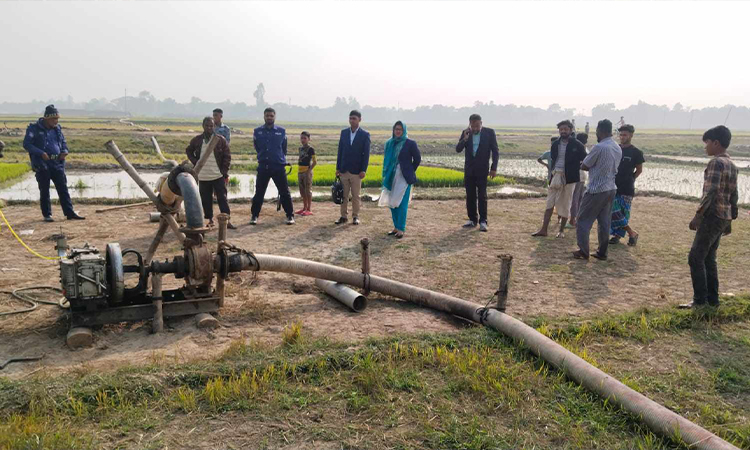 সরাইলে ড্রেজার ব্যবসায়ীকে ৫০হাজার টাকা জরিমানা