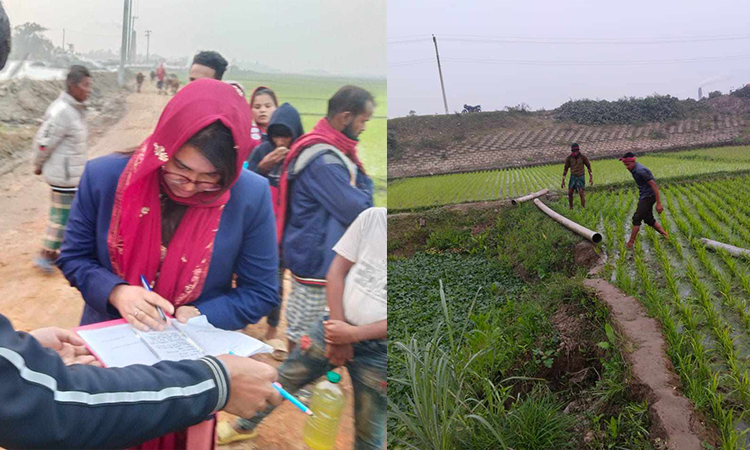 সরাইলে অবৈধ বালু উত্তোলনের দায়ে ৫০ হাজার টাকা জরিমানা