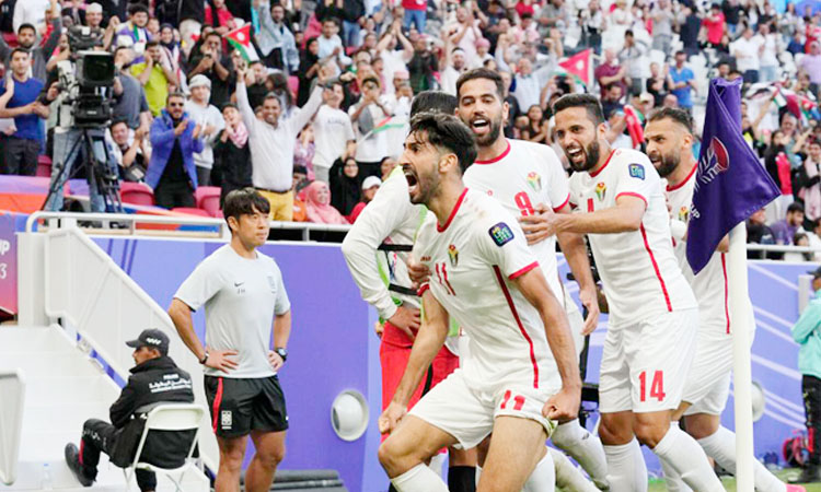 জোড়া গোলে ইতিহাস গড়ল জর্ডান