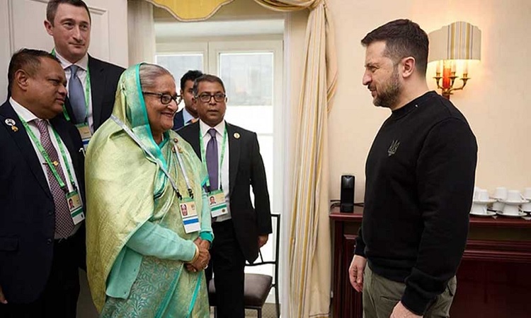 প্রধানমন্ত্রীর সঙ্গে বৈঠকের পর জেলেনস্কির টুইট