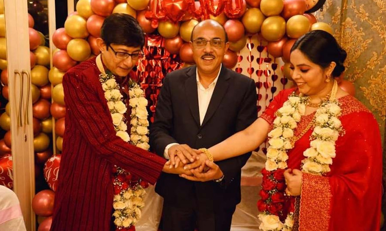 সকল জল্পনার অবসান, শ্রীময়ীকে বিয়ে করলেন কাঞ্চন