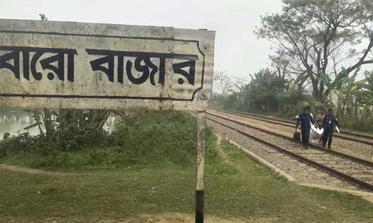 ঝিনাইদহে ট্রেনে কাটা পড়ে অজ্ঞাত ব্যক্তির মৃত্যু
