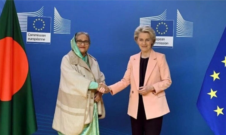 প্রধানমন্ত্রীকে ইউরোপীয় কমিশনের প্রেসিডেন্টের অভিনন্দন