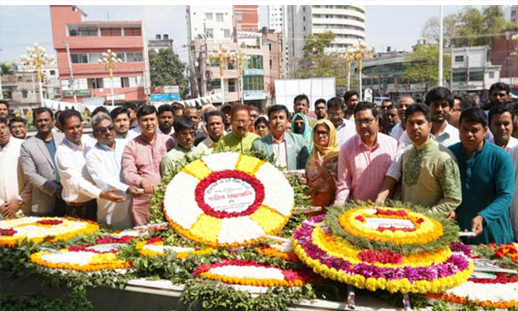 রাজশাহীতে যথাযোগ্য মর্যাদায় ঐতিহাসিক ৭ মার্চ দিবস পালন