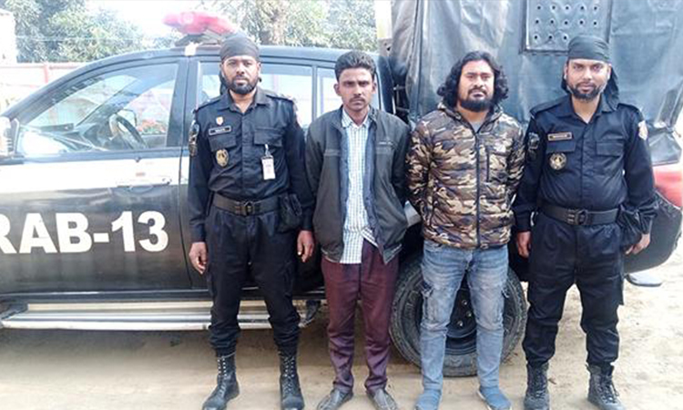 গোবিন্দগঞ্জে গ্যাস সিলিন্ডারে ফেনসিডিল, আটক ২