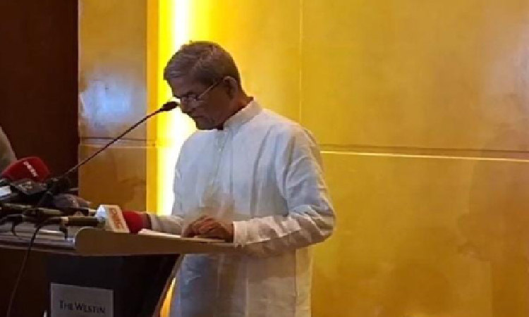 আন্তর্জাতিক সম্প্রদায়ের সমর্থনকে আমরা গভীরভাবে মূল্যায়ন করি: মির্জা ফখরুল