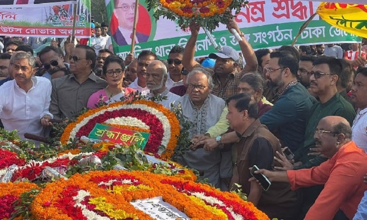 স্বাধীনতা দিবসে জাতীয় স্মৃতিসৌধে বিএনপির শ্রদ্ধা