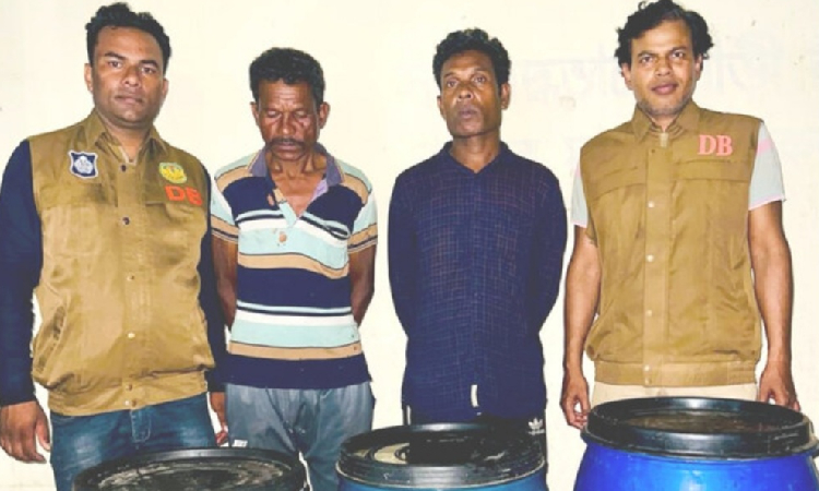 রাজশাহীতে চোলাই মদ উদ্ধার, গ্রেফতার ২