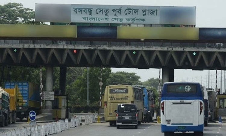 বঙ্গবন্ধু সেতুতে ৩২ ঘণ্টায় ৪২ হাজার যানবাহন পারাপার