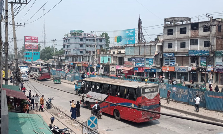 ঢাকা-টাঙ্গাইল মহাসড়‌কে যান চলাচল স্বাভা‌বিক