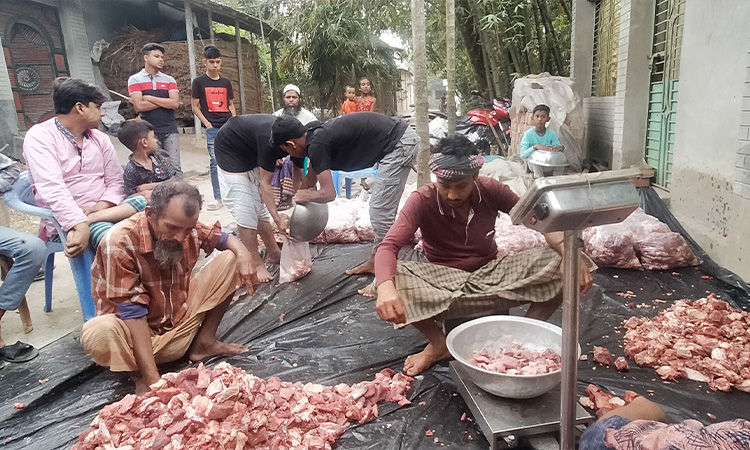 গুরুদাসপুরে সাড়া ফেলেছে ‘গোশত সমিতি’