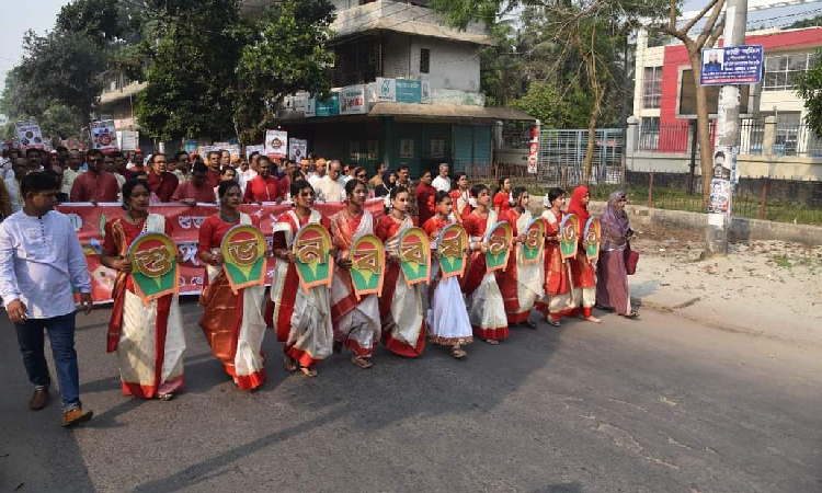 রাজবাড়ীতে নানা অনুষ্ঠানের মধ্যে দিয়ে বর্ষবরণ