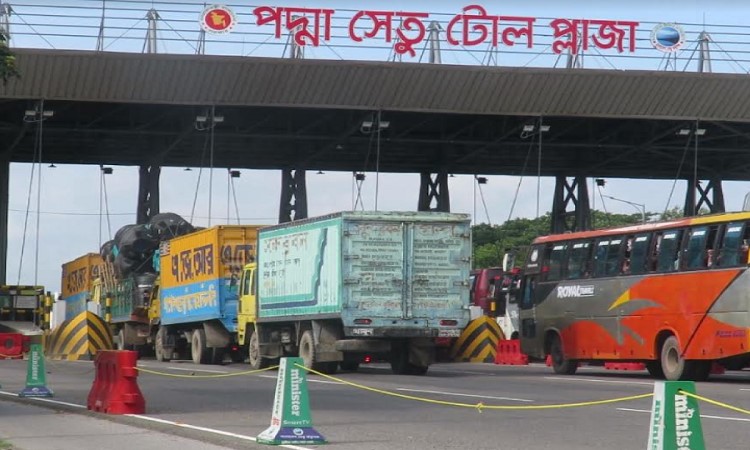 পদ্মা সেতুতে সাতদিনে টোল আদায় ২১ কোটি ৪৭ লাখ টাকা