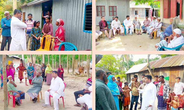 ফরিদপুরে সড়ক দুর্ঘটনায় নিহতদের পরিবারের খোঁজ নিলেন ঢাকা টাইমস সম্পাদক দোলন