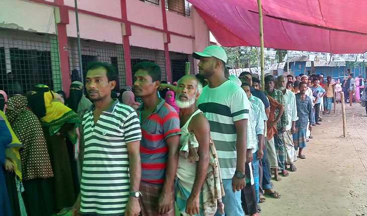 লক্ষ্মীপুরে ইউপি নির্বাচনে ভোটগ্রহণ চলছে