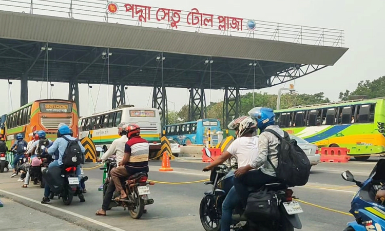 ২২ মাসে পদ্মা সেতুতে ১৫০০ কোটি টাকা টোল আদায়ের মাইলফলক