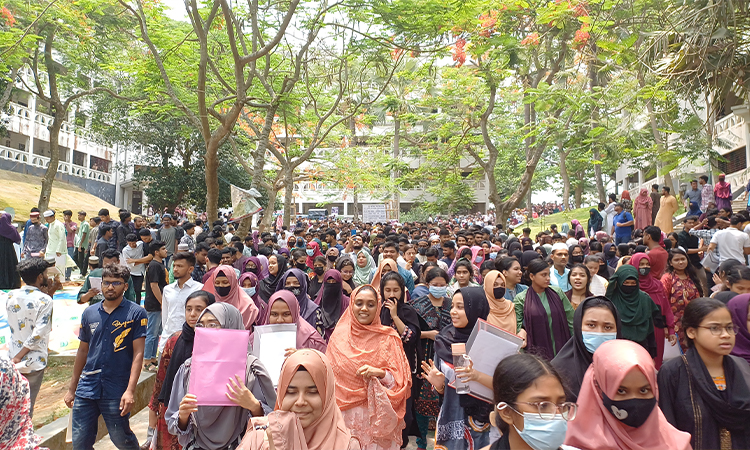 কুবিতে গুচ্ছ 'বি' ইউনিটের ভর্তি পরীক্ষা সম্পন্ন