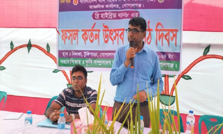 টুঙ্গিপাড়ায় মাঠ দিবস অনুষ্ঠিত