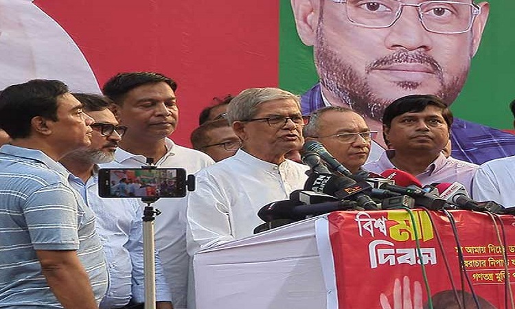 ভিন্ন মোড়কে দেশে পুনরায় বাকশাল প্রতিষ্ঠা করতে চাচ্ছে সরকার: মির্জা ফখরুল