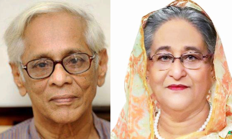 হায়দার আকবর খান রনোর মৃত্যুতে প্রধানমন্ত্রীর শোক