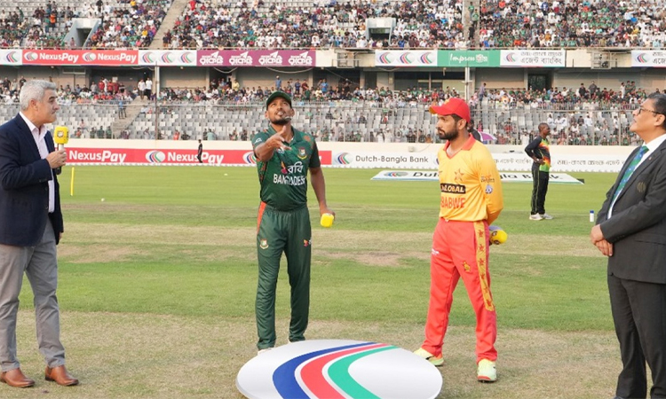 জিম্বাবুয়েকে হোয়াইটওয়াশ করার লক্ষ্যে ব্যাটিংয়ে বাংলাদেশ